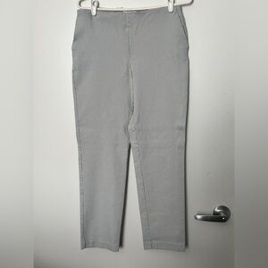 Rachel Zoe light blue/grey checkered ankle pants size 4